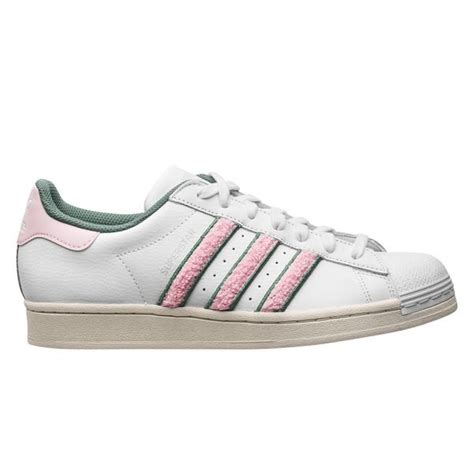 adidas superstar dames wit roze